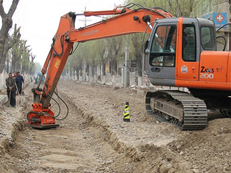 液壓振動夯實機 液壓振動夯實機